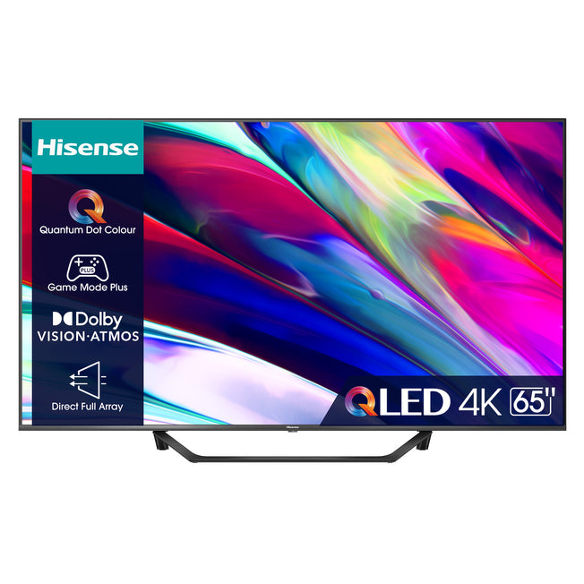 HISENSE TV QLED 65"UHD 4K HDR10+ DVBT2/S2 SMART VIDAAAttaccalaspina