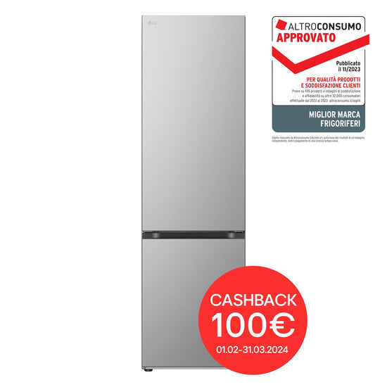 LG  COMBI 419LT CE.C NOFROST INVERTER PRIME SILVERAttaccalaspina