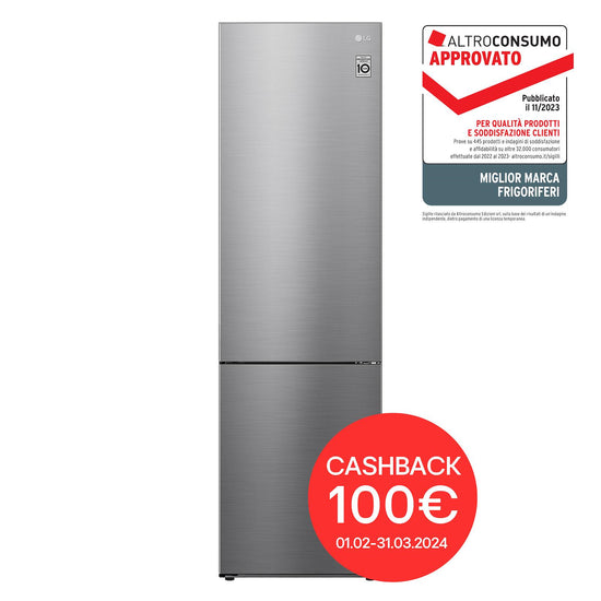 LG  COMBI 419LT CE.C NOFROST INVERTER FRESH CONV. INOXAttaccalaspina